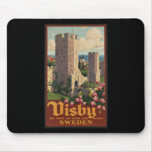 Visby Sweden Mouse Pad