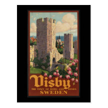 Visby Sweden Post Cards
