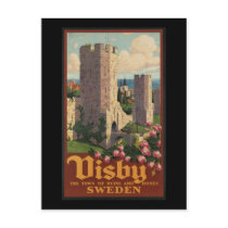 Visby Sweden postcards