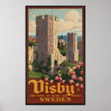 Visby Sweden Print