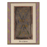 Visconti Tarot Deck Card - circa 1428-1447 Post Cards