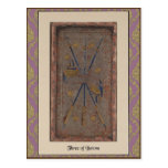 Visconti Tarot Deck Card - circa 1428-1447 Postcard