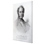 Viscount Palmerston, engraved by Emery Walker Canvas Prints