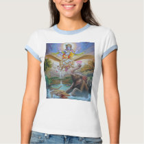 vishnu garuda gajendra makara t-shirts by Tocatzin vishnu garuda gajendra makara t-shirts