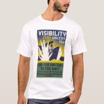 Visibility zero unless you lend binoculars - WPA t-shirts