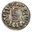 Anverso de la moneda de oro de Visigoth Chindaswin pegatinas by ShovelTest Anverso de la moneda de oro de Visigoth Chindaswin pegatinas