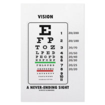 Vision A Never-Ending Sight (Snellen Chart) stationery by wordsunwords Vision A Never-Ending Sight (Snellen Chart) stationery