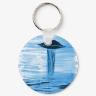 VISION-D8 painting blue hue keychain