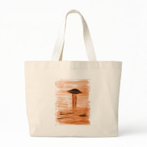 VISION-D8 painting gold hue Canvas Bags