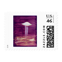 VISION-D8 painting purple Postage Stamps