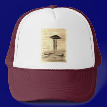 VISION-D8 painting sepia hats