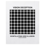 Vision Deception Scintillating Grid Illusion flyers