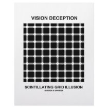 Vision Deception Scintillating Grid Illusion Personalized Letterhead