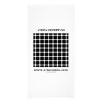 Vision Deception Scintillating Grid Illusion photo cards by wordsunwords Vision Deception Scintillating Grid Illusion photo cards