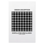 Vision Deception Scintillating Grid Illusion Stationery