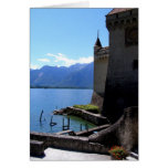 Visión desde Chateau de Chillon Felicitacion