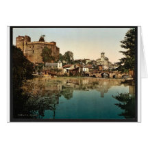 Visión general, Clisson, vintage Photochrom de Fra Tarjeta