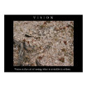 VISION Motivational Camo Lizard Poster Print by jesterbryanc VISION Motivational Camo Lizard Poster Print