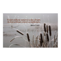 Vision Motivational Poster Print