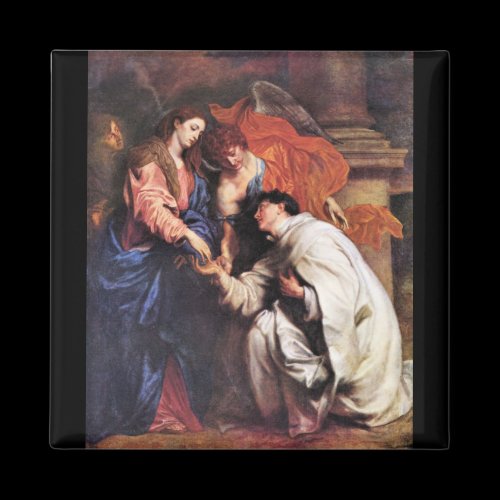 Vision of Hermann Joseph by Antoon van Dyck Magnets