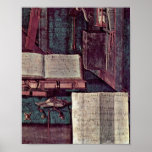 Vision of St.Augustine by Vittore Carpaccio Poster