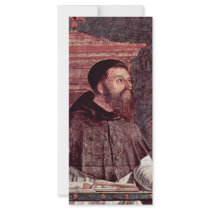 Vision Of St. Augustine, Detail By Carpaccio Vitt Rack Card Template