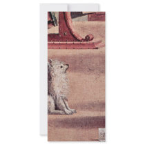 Vision Of St. Augustine, Detail By Carpaccio Vitt Customized Rack Card