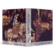 Vision Of St. Eustathius By Birth Name 3 Ring Binder