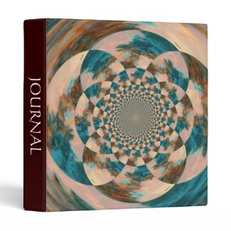 Vision Quest Abstract Design Three Ring Binder