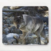 Vision Quest Wolf Mousepad