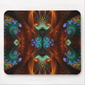 Visionary Fractal Butterfly Mousepad