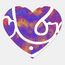VISIONES DE GANESH CALCOMANÍAS CORAZONES