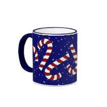 'Visions of Candy Canes' Mug