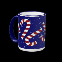 'Visions of Candy Canes' Mug