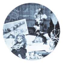 Visions of Sugar Plums 2 - Vintage Stereoview stickers by scenesfromthepast Visions of Sugar Plums 2 - Vintage Stereoview stickers