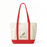 VisiStat Rocket Tote Bag - Red and Natural