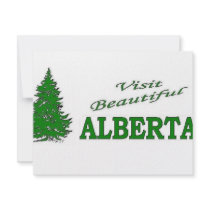 Visit Beautiful Alberta invitations