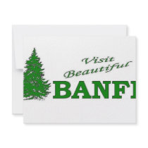Visit Beautiful Banff invitations