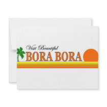 Visit Beautiful Bora Bora invitations by bartstshirts Visit Beautiful Bora Bora invitations