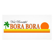 Visit Beautiful Bora Bora photo cards by bartstshirts Visit Beautiful Bora Bora photo cards