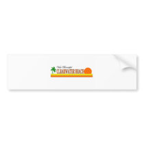 Visit Beautiful Clearwater Beach bumper stickers