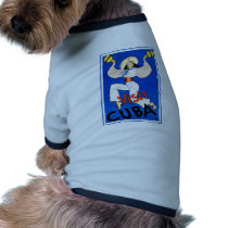 Visit Cuba Vintage Travel Art Dog Clothing