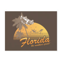 Visit Florida, the Weather's Great - hurricane postcards