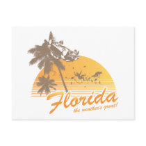 Visit Florida, the Weather's Great - hurricane postcards