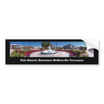 Visit Historic Downtown McMinnville Tennessee bumper stickers by bhbphotos Visit Historic Downtown McMinnville Tennessee bumper stickers