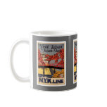 Visit Japan Retro Poster Mug