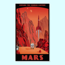 Visit Mars Print