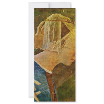 Visit Of The Queen Of Sheba With Solomon. Rack Card Design