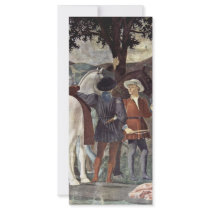 Visit Of The Queen Of Sheba With Solomon. Customized Rack Card