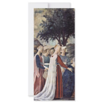 Visit Of The Queen Of Sheba With Solomon Rack Card Template